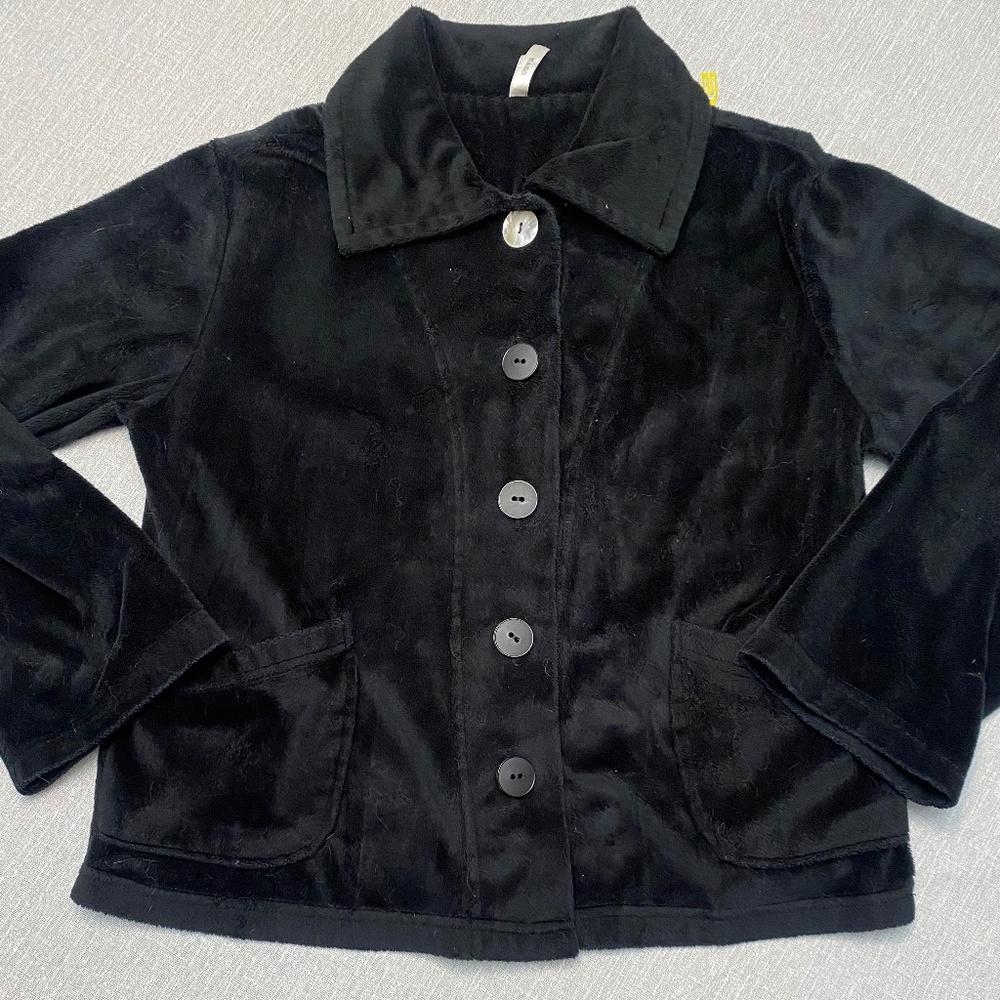 Black Velour Jacket